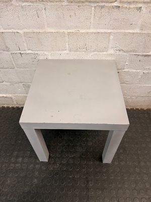 Grey Minimalist Square Side Table