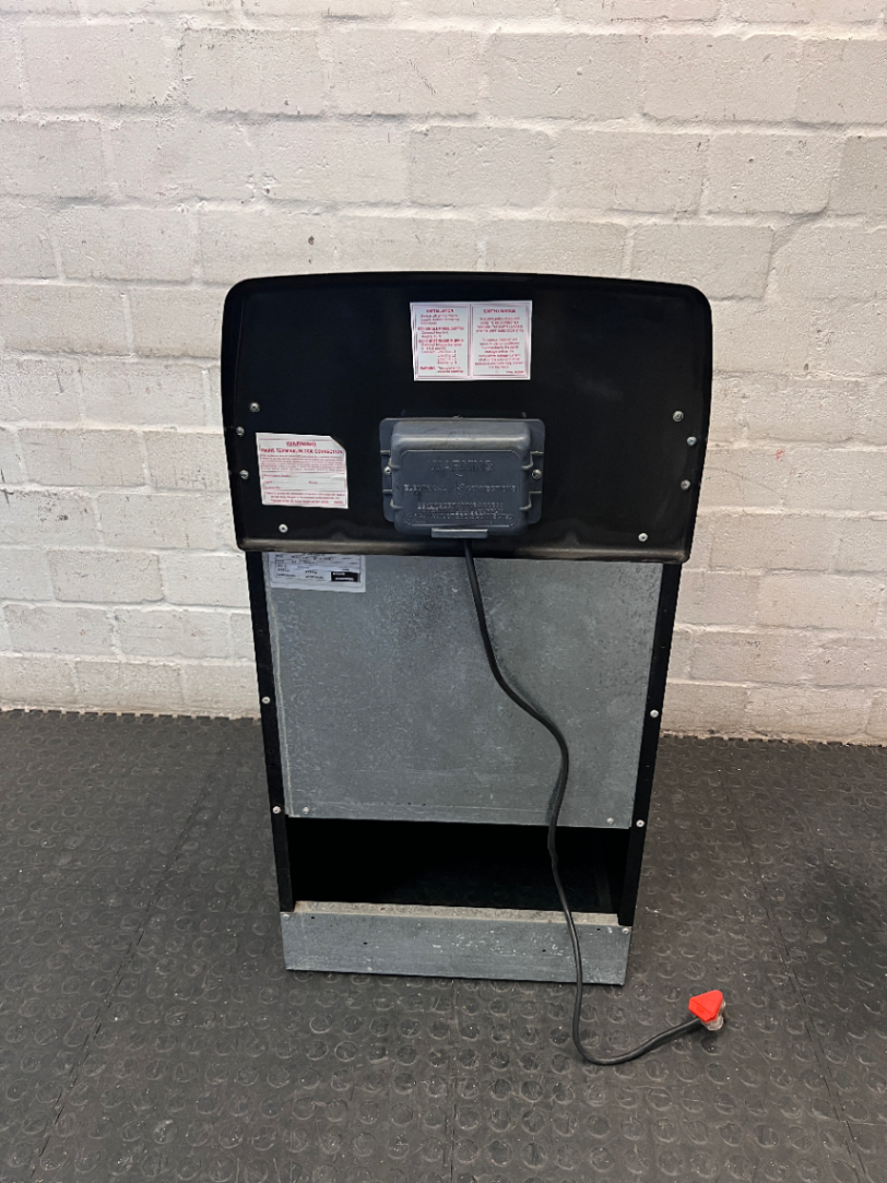 Defy 4-Plate Compact Freestanding Black Stove — Good Working Order