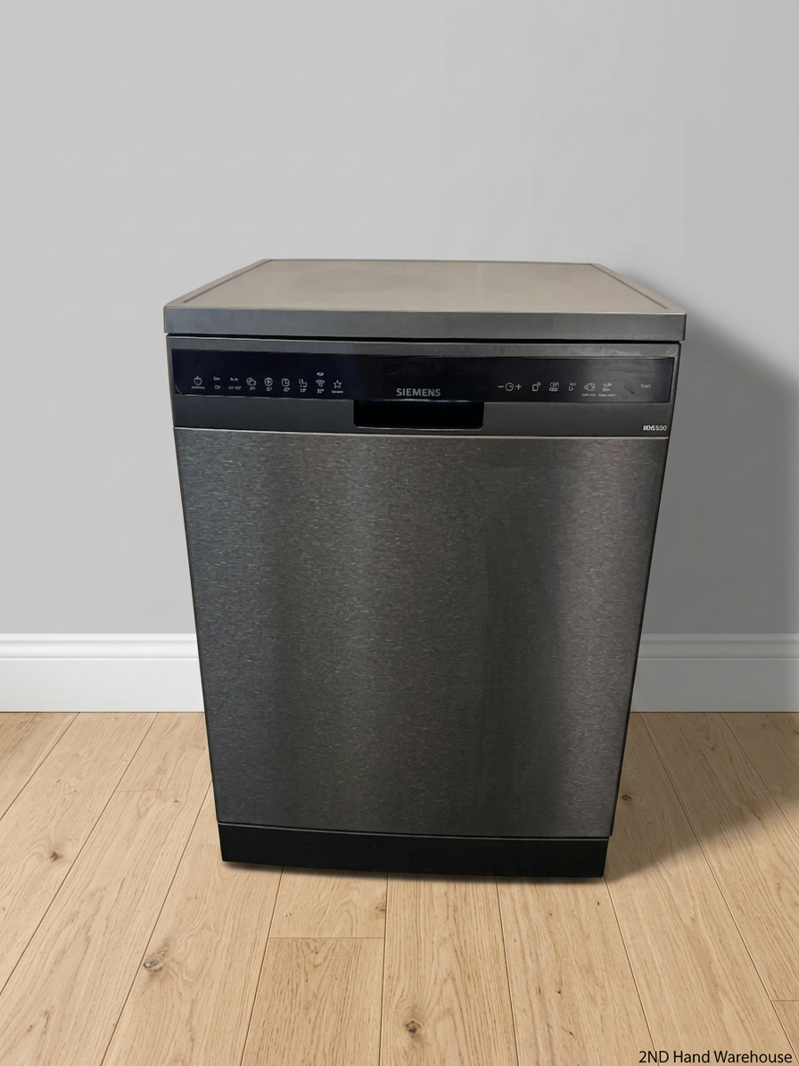 Siemens Silver Freestanding Dishwasher — Good Working Order