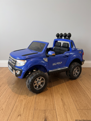 Blue Wild Pickup Kids 4x4 Ride-On Toy
