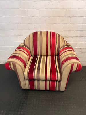 Stripped 1-Seater Armchair - Fair Condition with Surface Marks - 2ndhandwarehouse.com