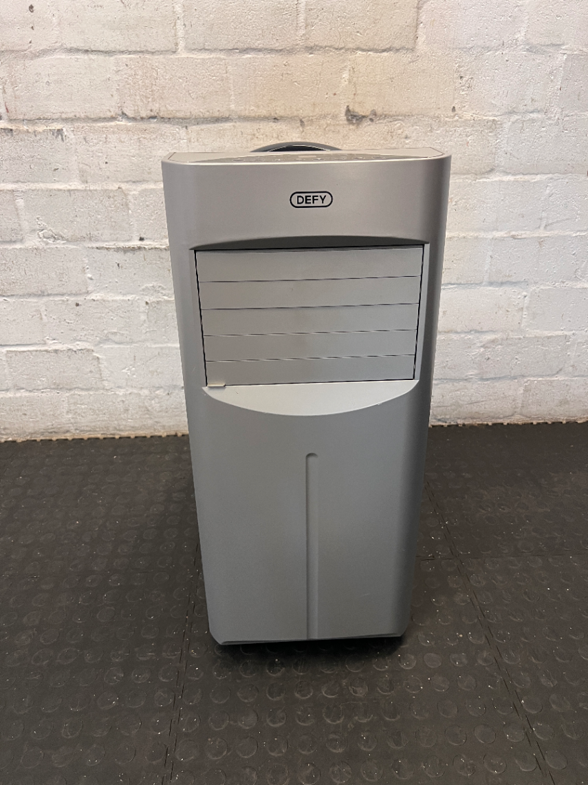 Silver Defy Portable Air Conditioner - Pipes and Plugs Included - 2ndhandwarehouse.com
