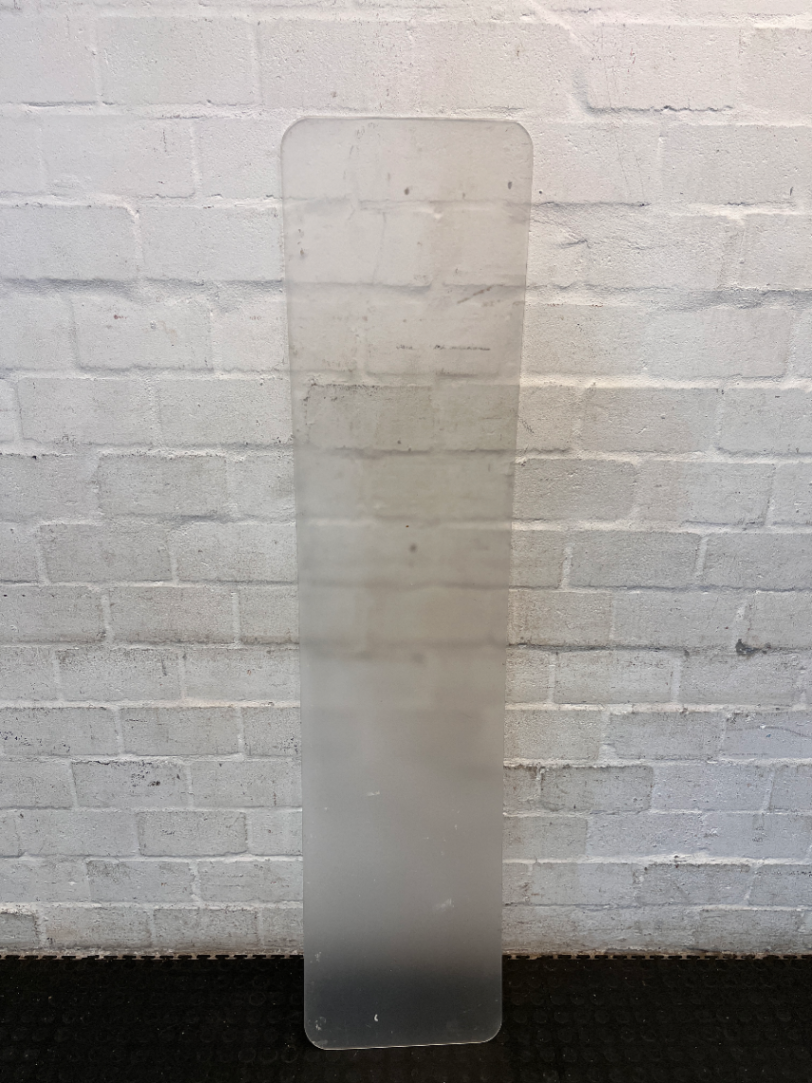 Frosted Acrylic Desk Privacy Divider - Used Fair Condition - 2ndhandwarehouse.com