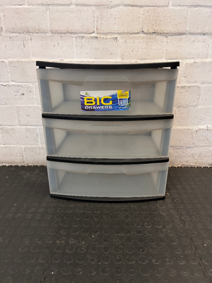 Addis 3-Drawer Plastic Storage Unit - 2ndhandwarehouse.com