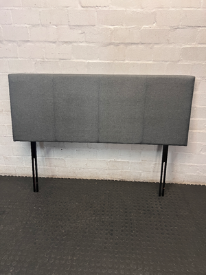 Charcoal Grey Padded Queen Headboard - 2ndhandwarehouse.com