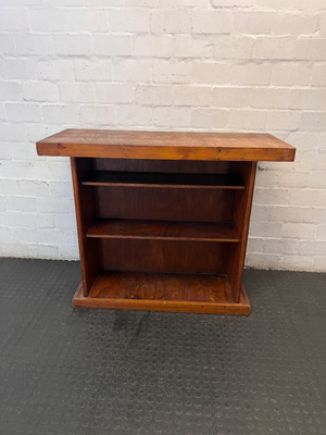 Vintage Solid Wood Bar Counter with Shelving — Minor Surface S - 2ndhandwarehouse.com