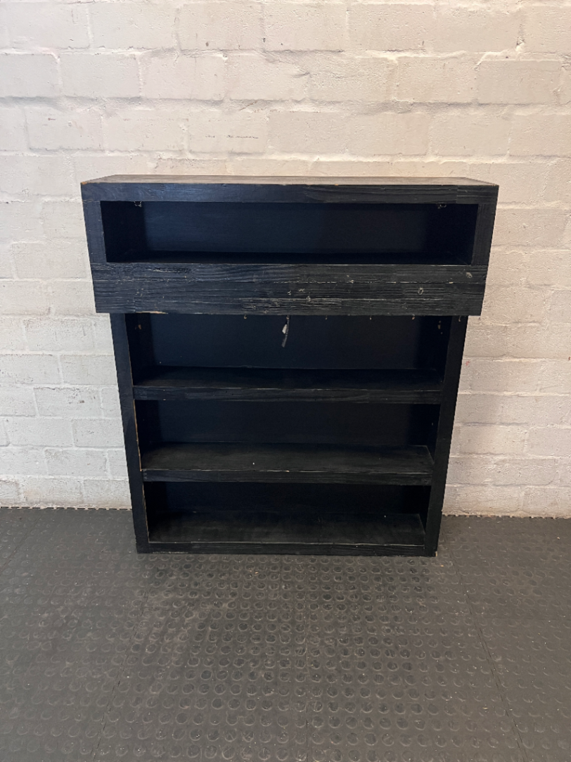 The Sharks Branded Pine Bar Back Storage Unit — Visible Wear and Scuff M - 2ndhandwarehouse.com