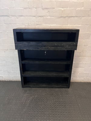 The Sharks Branded Pine Bar Back Storage Unit — Visible Wear and Scuff M - 2ndhandwarehouse.com