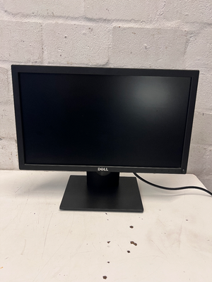Black Dell Computer Monitor on Pedestal Stand — Good Working O - 2ndhandwarehouse.com