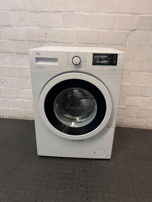 Defy White Front Loader Washing Machine — Good Working Order with Minor Scuffs