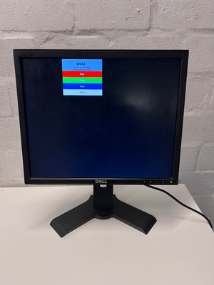 Black Dell Computer Monitor with Stand — Good Working Order - 2ndhandwarehouse.com