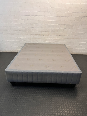 Sealy Grey Padded Queen Bed Base — Great Condition Bed Base