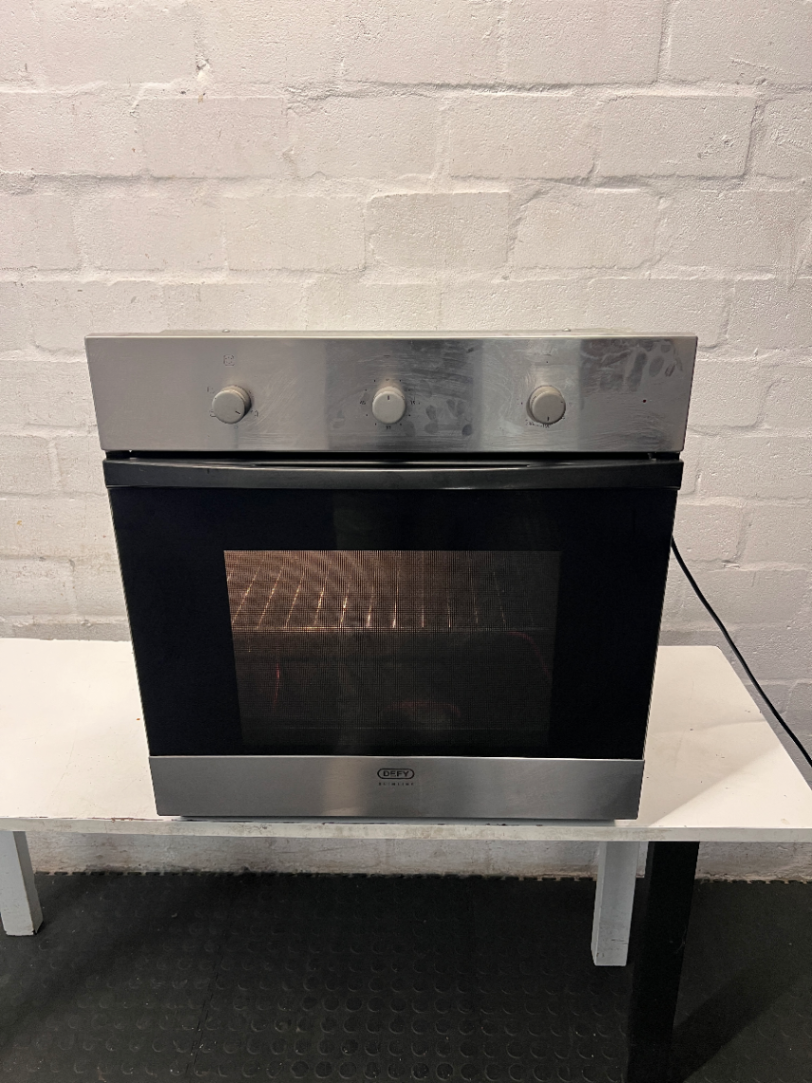 Defy Slimline 600 Built-in Oven in Stainless Steel — Good Working Order - 2ndhandwarehouse.com