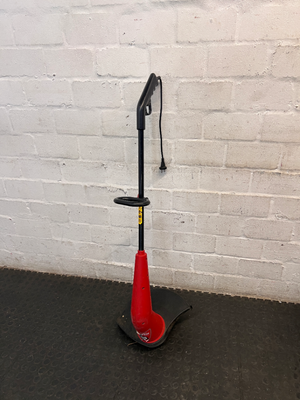 Electric Lawn Trimmer with Red and Black Finish