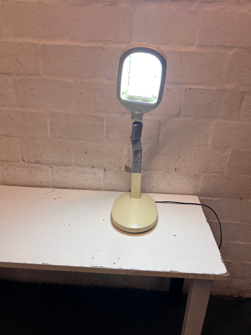Adjustable Flexible Gooseneck Desk Lamp — Well Used with Discolouration