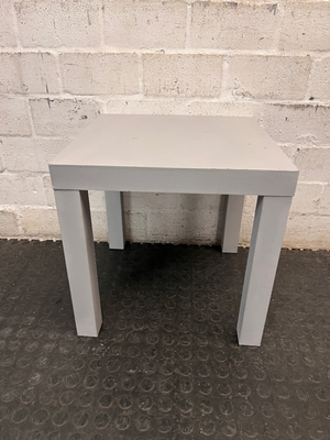 Grey Minimalist Square Side Table