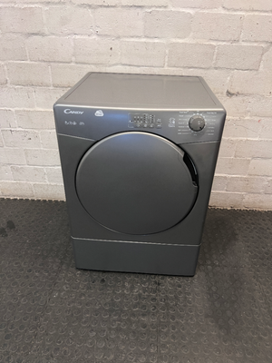 Candy Smart Grey Tumble Dryer — Good Working Order; Fair Cosmetic Condition