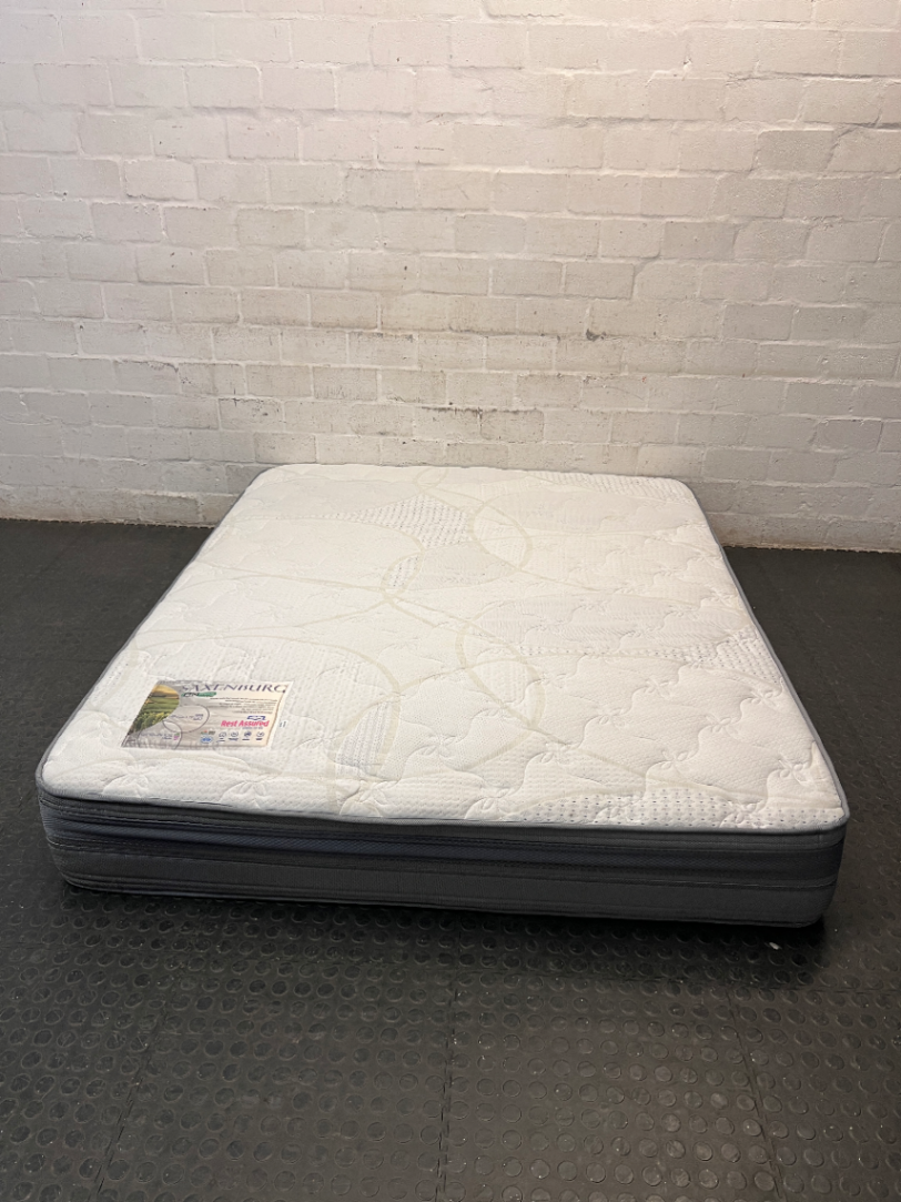 Queen Size Rest Assured Saxenburg Mattress — Well Used Condition