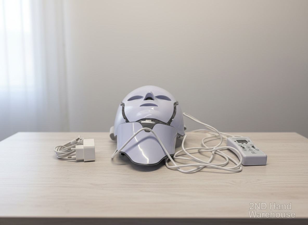 7-Color LED Facial Light Therapy Mask with Controller ✨