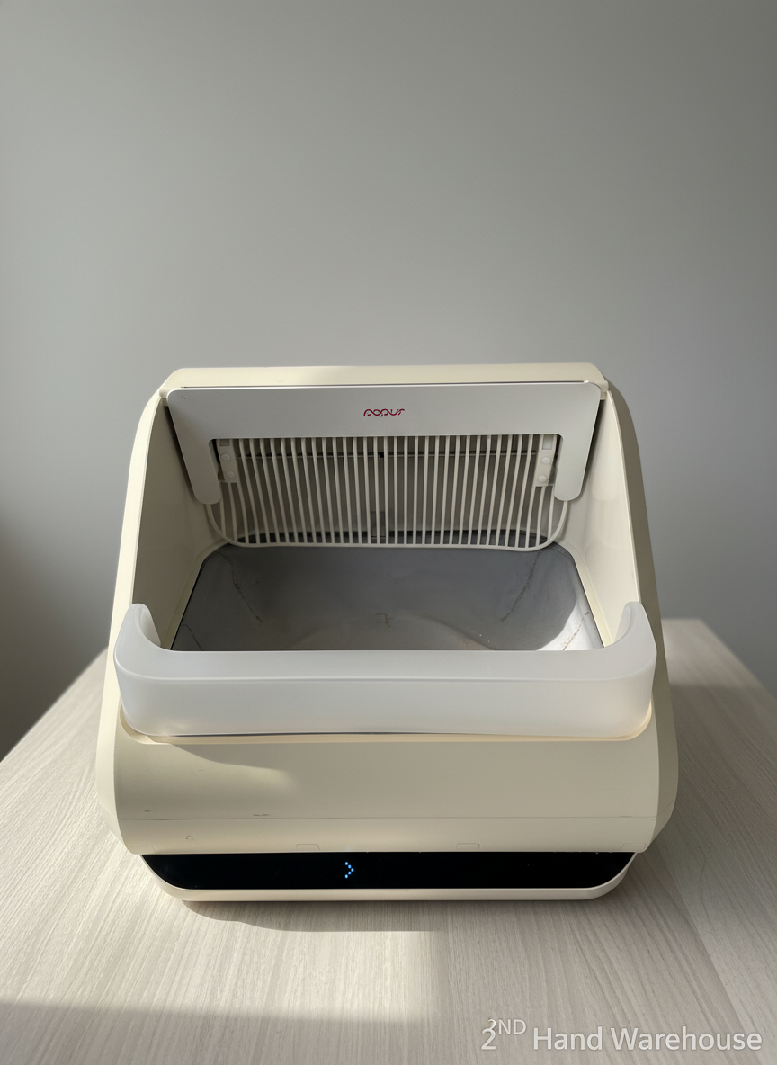 Popur Self-Cleaning Cat Litter Box – Effortless Pet Care - Has No Power Cable