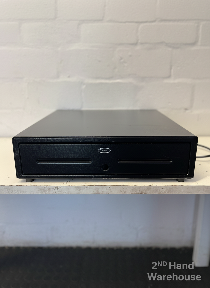 Posquip Secure Cash Drawer - Black POS Till