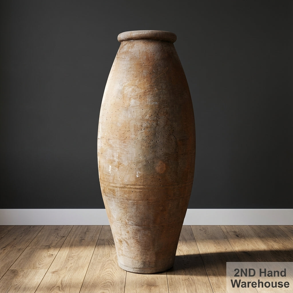 Large Rustic Terracotta Urn - Timeless Garden & Indoor Decor