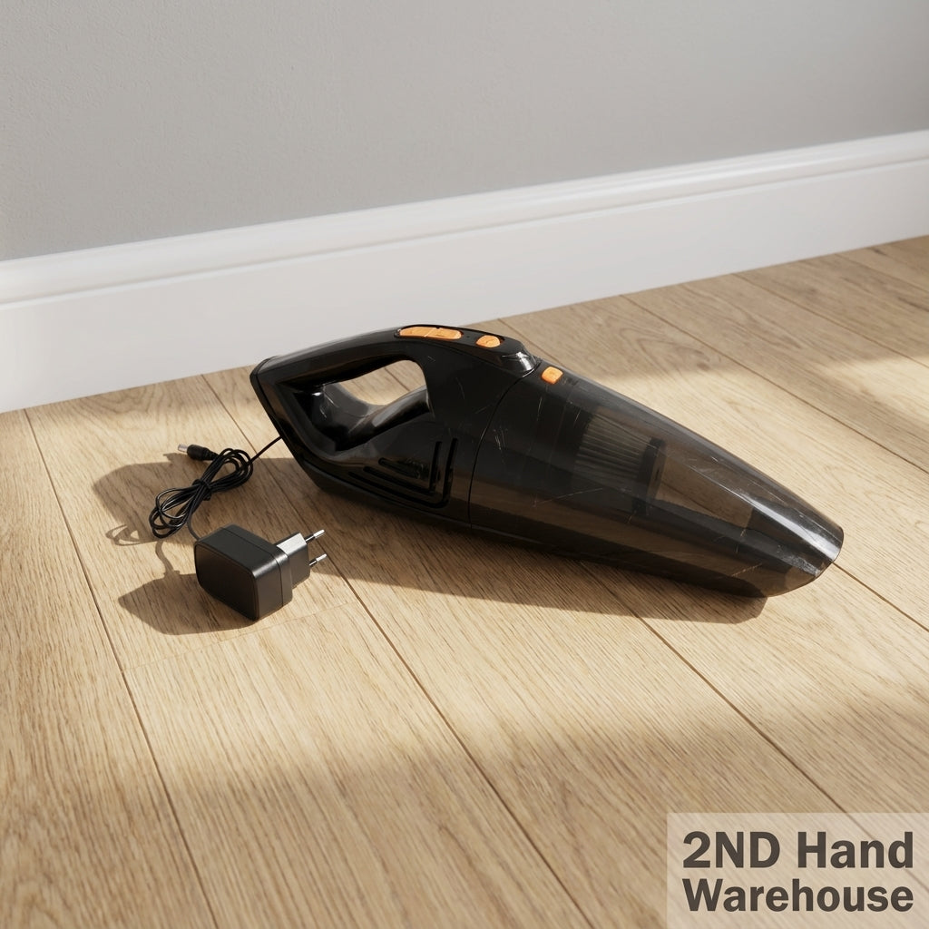 Portable Black Handheld Vacuum with Charger - 2ndhandwarehouse.com