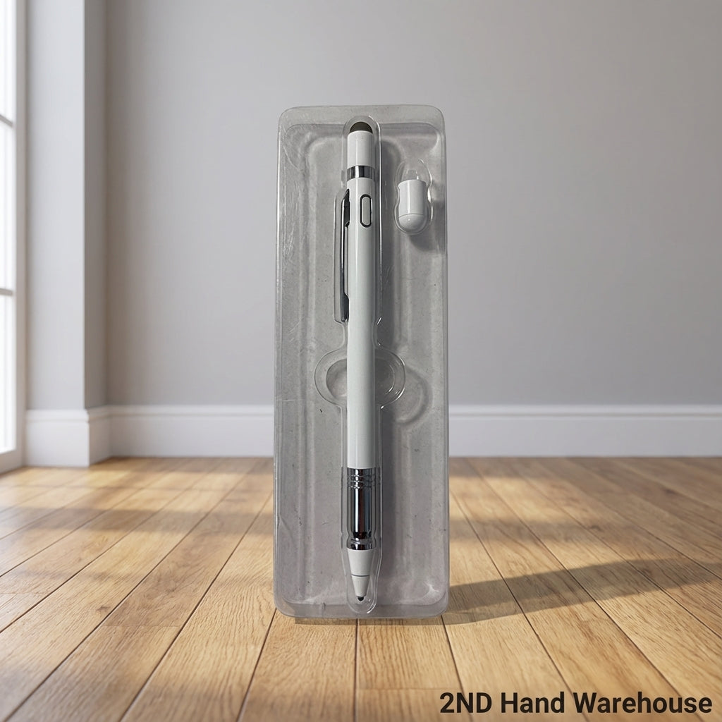 Sleek White Universal Touchscreen Stylus - 2ndhandwarehouse.com
