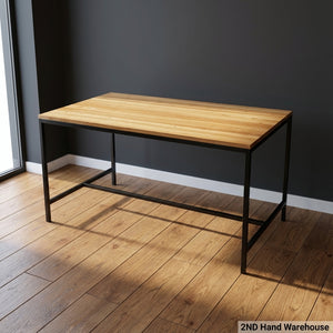 Modern Industrial Wood & Metal Multi-Purpose Table/Desk 150 x 90cm