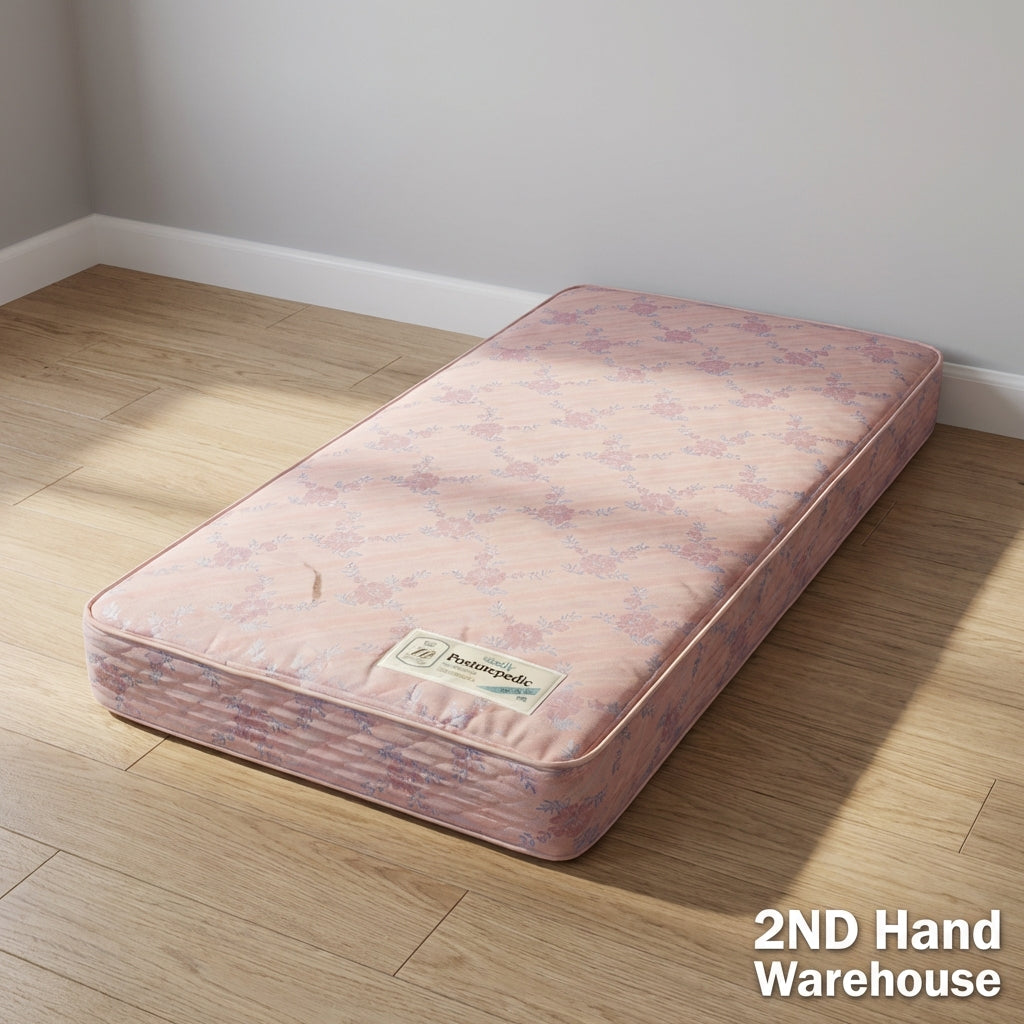 Sealy Posturepedic Single Mattress - Floral Comfort - 2ndhandwarehouse.com