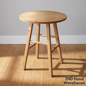 Rustic Cork Top High Side Table / Stool - 2ndhandwarehouse.com