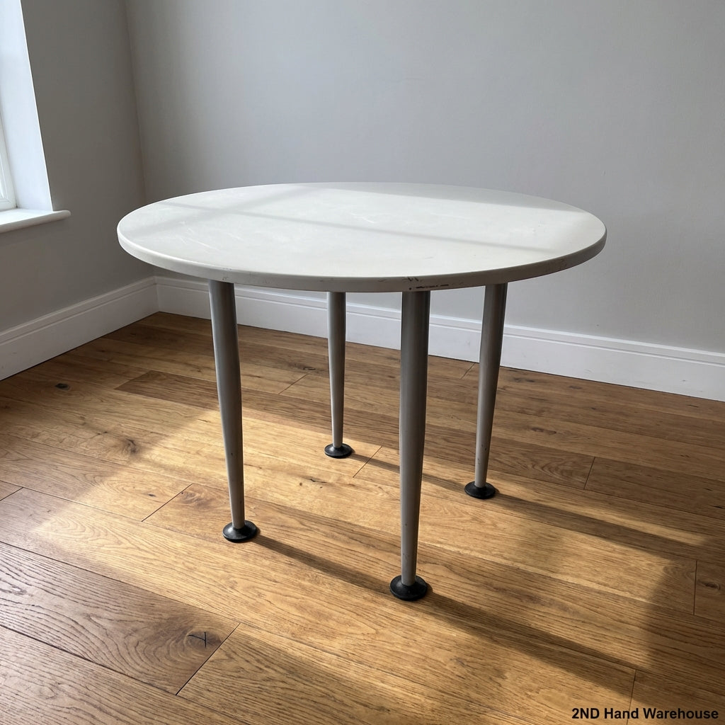 Stylish & Sturdy Round Utility Table