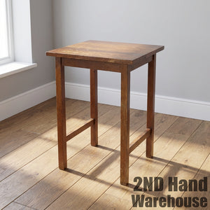 Charming Rustic Wooden Side Table - 2ndhandwarehouse.com