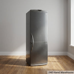 LG Silver Fridge Freezer - Reliable Kitchen Appliance - 2ndhandwarehouse.com