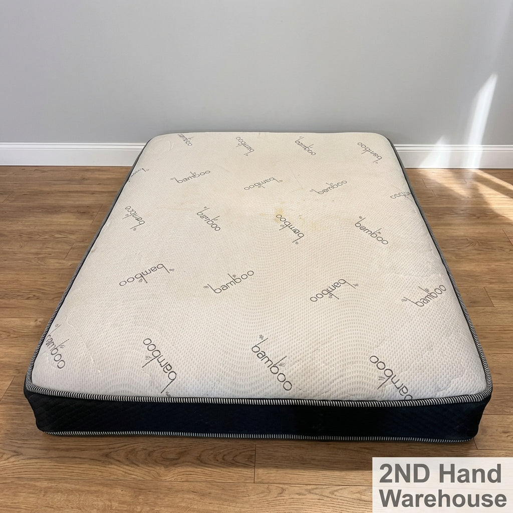 Comfortable double Bamboo Mattress - Pre-loved Sleep Solution - 2ndhandwarehouse.com