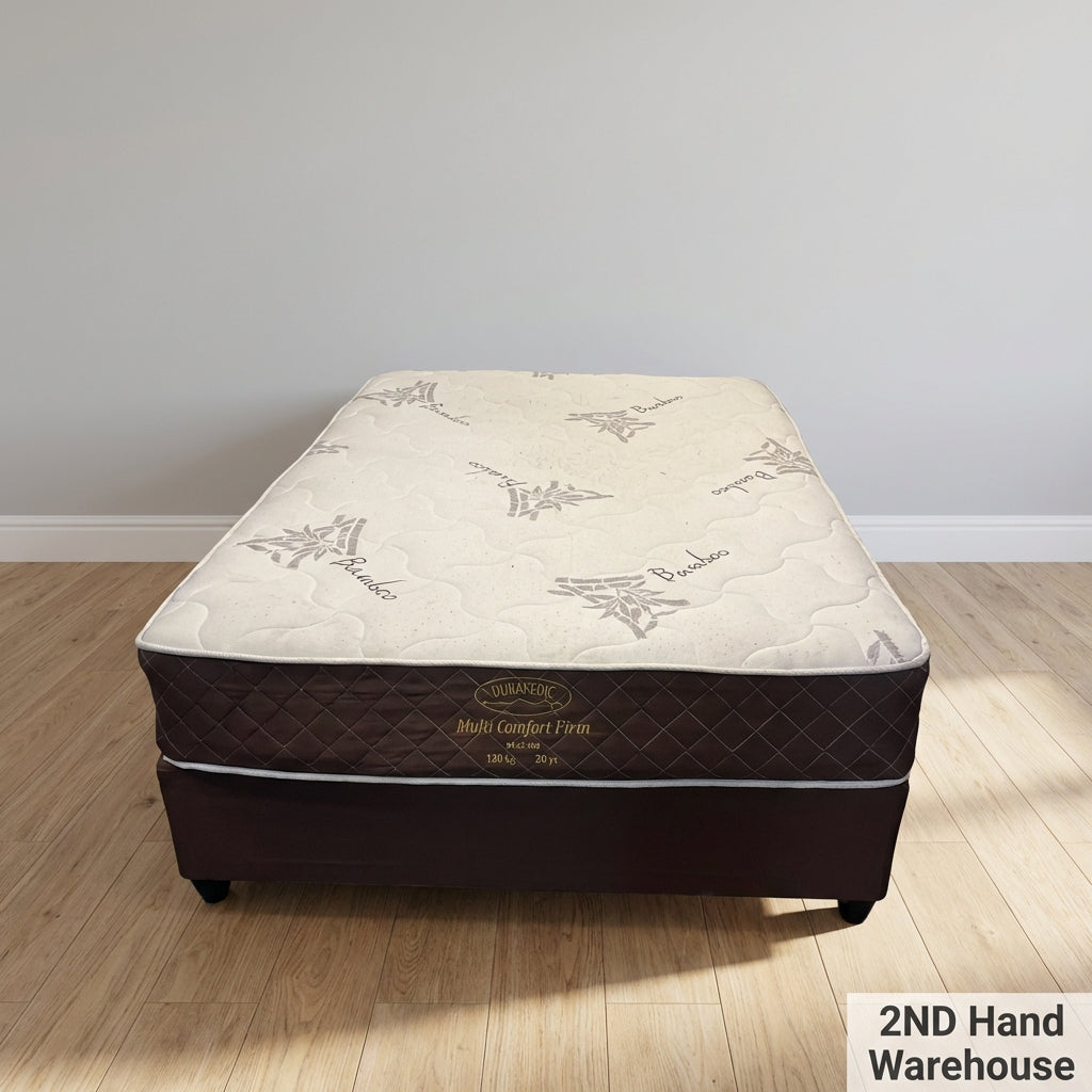 Durapedic Multi Comfort Firm Mattress & Base Set double - 2ndhandwarehouse.com
