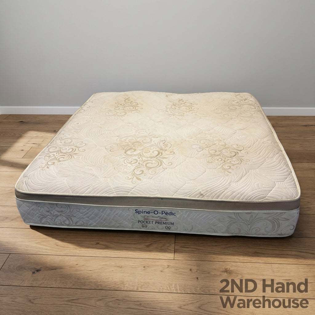 Spine-O-Pedic Pocket Premium king Mattress - 2ndhandwarehouse.com