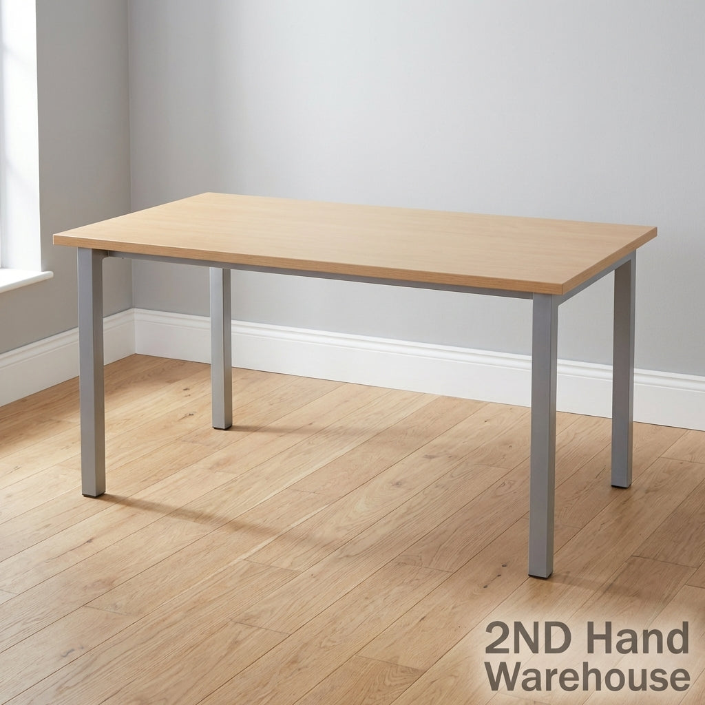 Versatile Light Wood-Look Office Desk / Utility Table