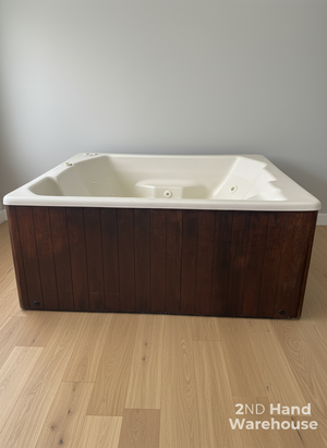 Superior Spa Jacuzzi – Fully Equipped Freestanding 4-Seater with Pump, Heater & Bubbler
