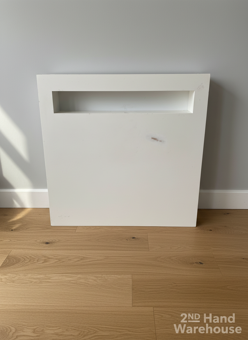 Stylish White 3/4 Headboard – Modern and Comfortable Design