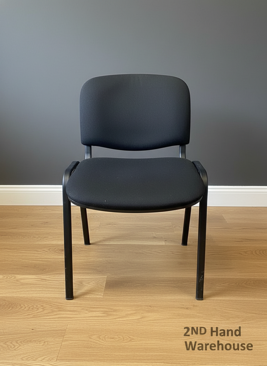 Comfortable Black Fabric Office/Visitor Chair