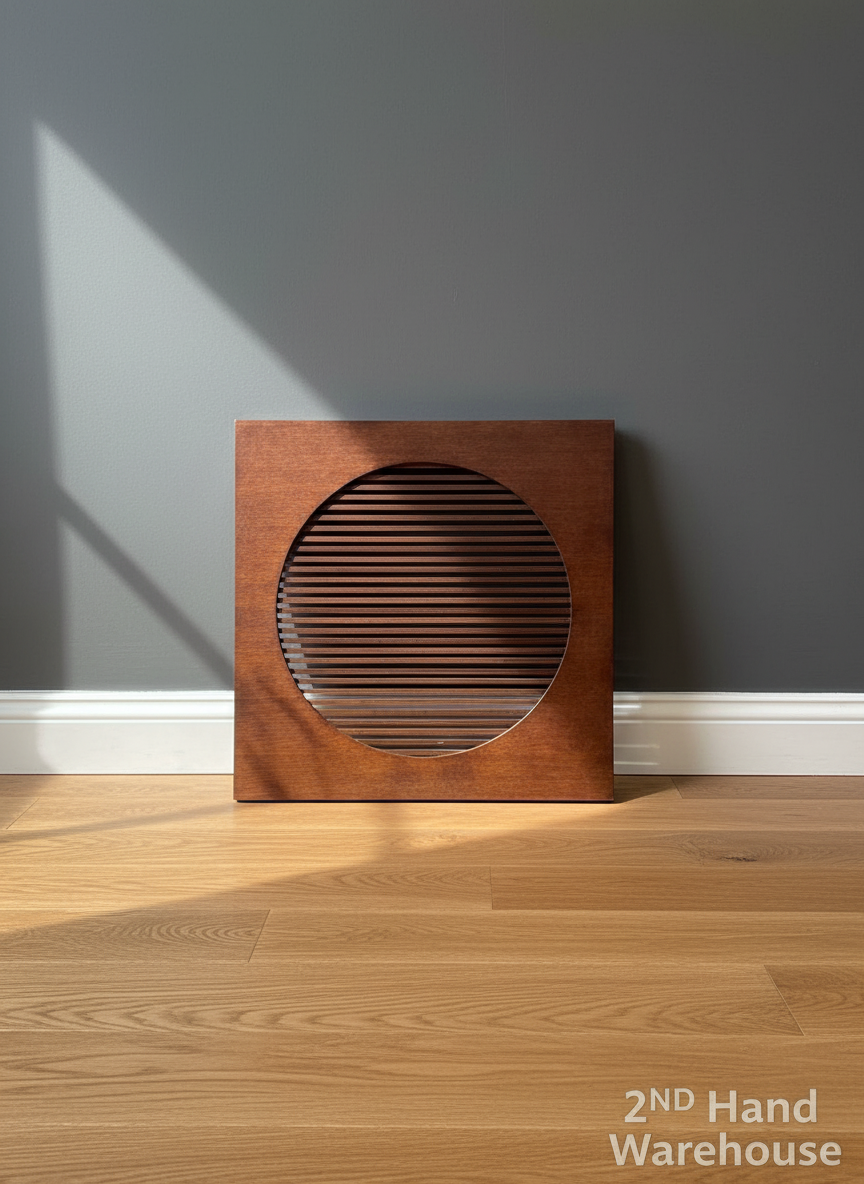 Vintage Mid-Century Style Wooden Decorative Panel