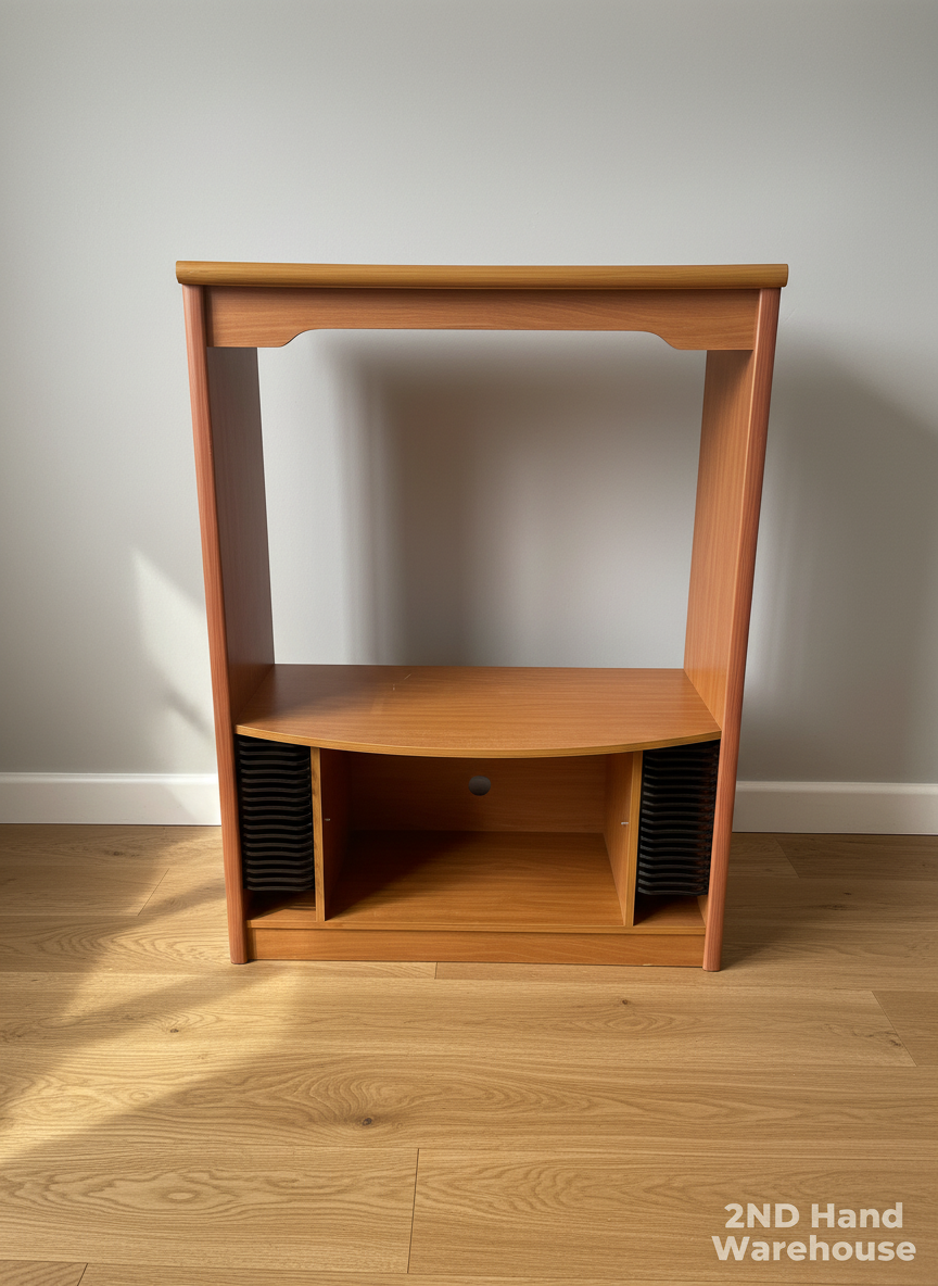 Classic Wooden TV Entertainment Unit with Media Storage