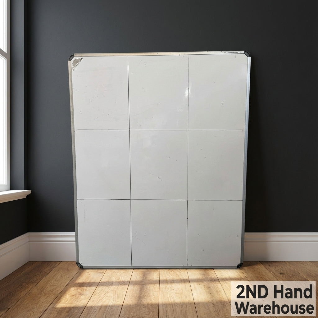 Large Gridded Whiteboard - Versatile Planning Board - 2ndhandwarehouse.com