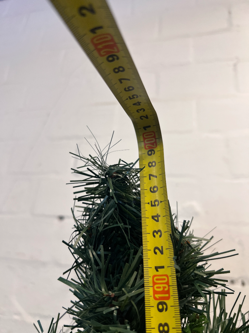 210cm Pre-Lit Pine Christmas Tree - 200 LEDs (Untested) - 2ndhandwarehouse.com