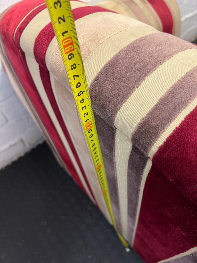 Stripped 1-Seater Armchair - Fair Condition with Surface Marks - 2ndhandwarehouse.com