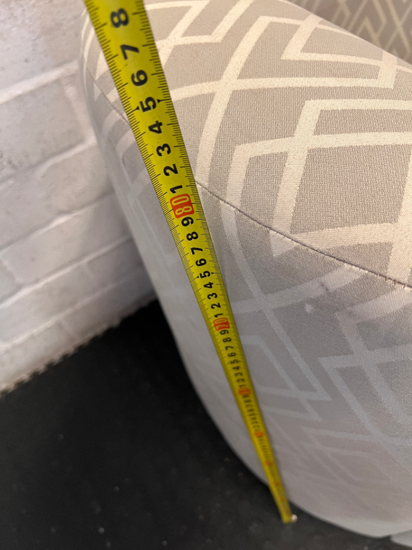 Pair of Coricraft Tub Chairs - Frayed & Stained Fabric - 2ndhandwarehouse.com