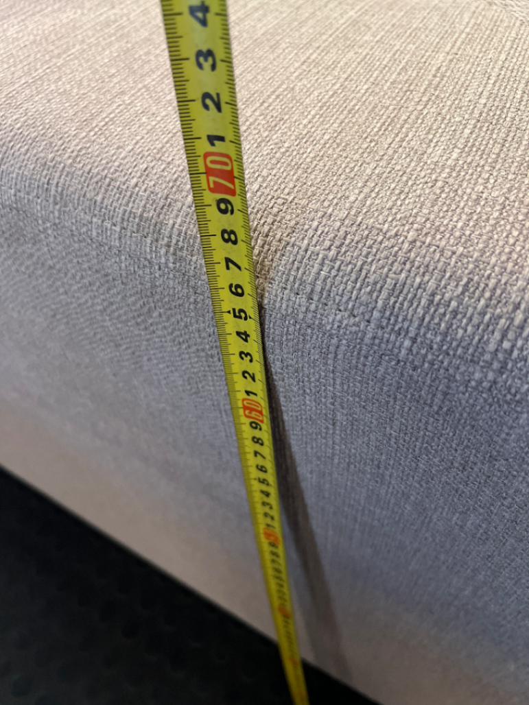 Sofaworx Light Beige Fabric U-Shape Lounge Suite with Ottoman - 2ndhandwarehouse.com