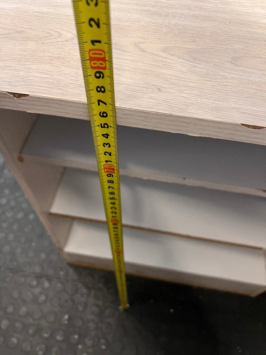 Light Oak-Look Storage Unit - Visible Edge Wear - 2ndhandwarehouse.com