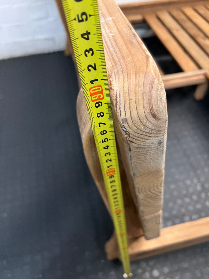 Rustic Reclaimed Pine Queen Bedframe - 2ndhandwarehouse.com